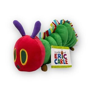 Kohl's Cares Eric Carle The Very Hungry Caterpillar Plush Stuffed Worm Book NWT